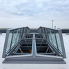 2M*3M Tempered Glass Smoke Exhaust Skylights for Commercial Buildings Airport