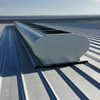 High Profile Slop Continuous Ridge Ventilators with Attic Fan