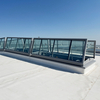 2M*3M Tempered Glass Smoke Exhaust Skylights for Commercial Buildings Airport
