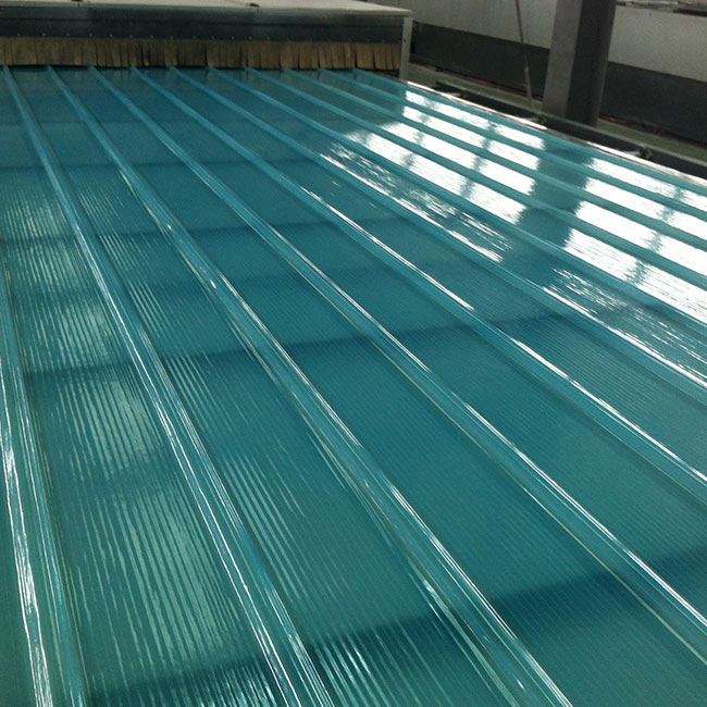 Green Structural Uv Stabilised Fiberglass Sheet for Balcony