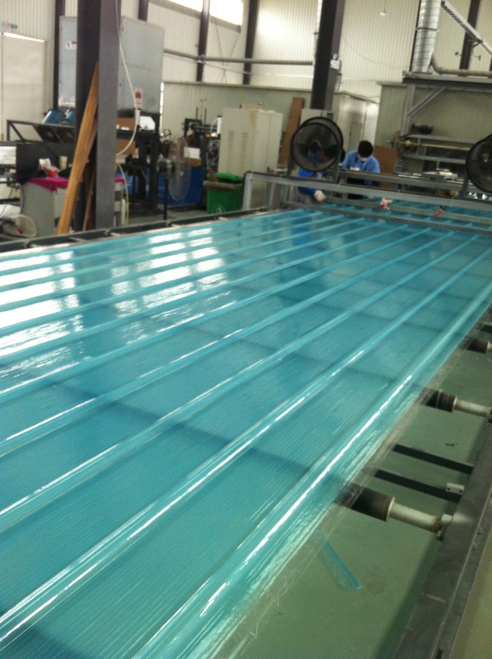 Anti-ultraviolet White Transparent Fiberglass Sheet