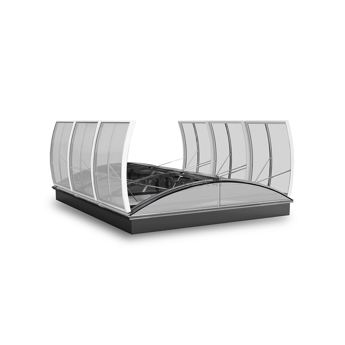 TOPRISE Arched Double Flaps Slylight 