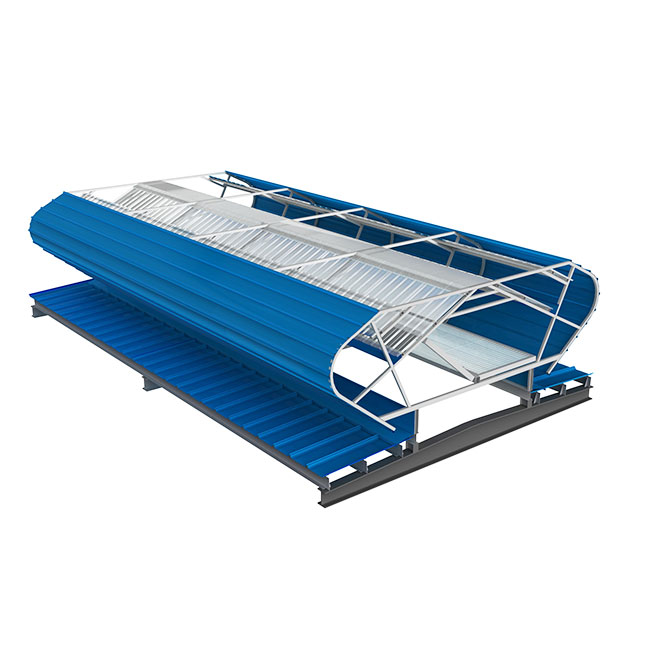 Commercial Soffit Solar Ridge Ventilators without Intake