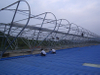 High Flow Baffled Mesh Roll Ridge Ventilators